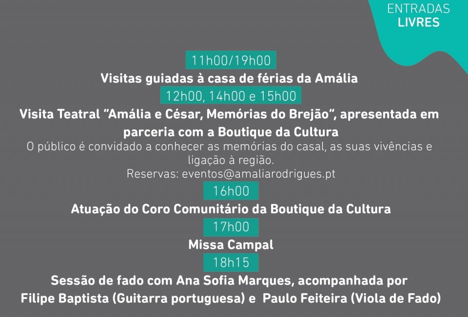 Odemira homenageia Amália Rodrigues a 10 de outubro na Herdade do Brejão | Rádio Sines