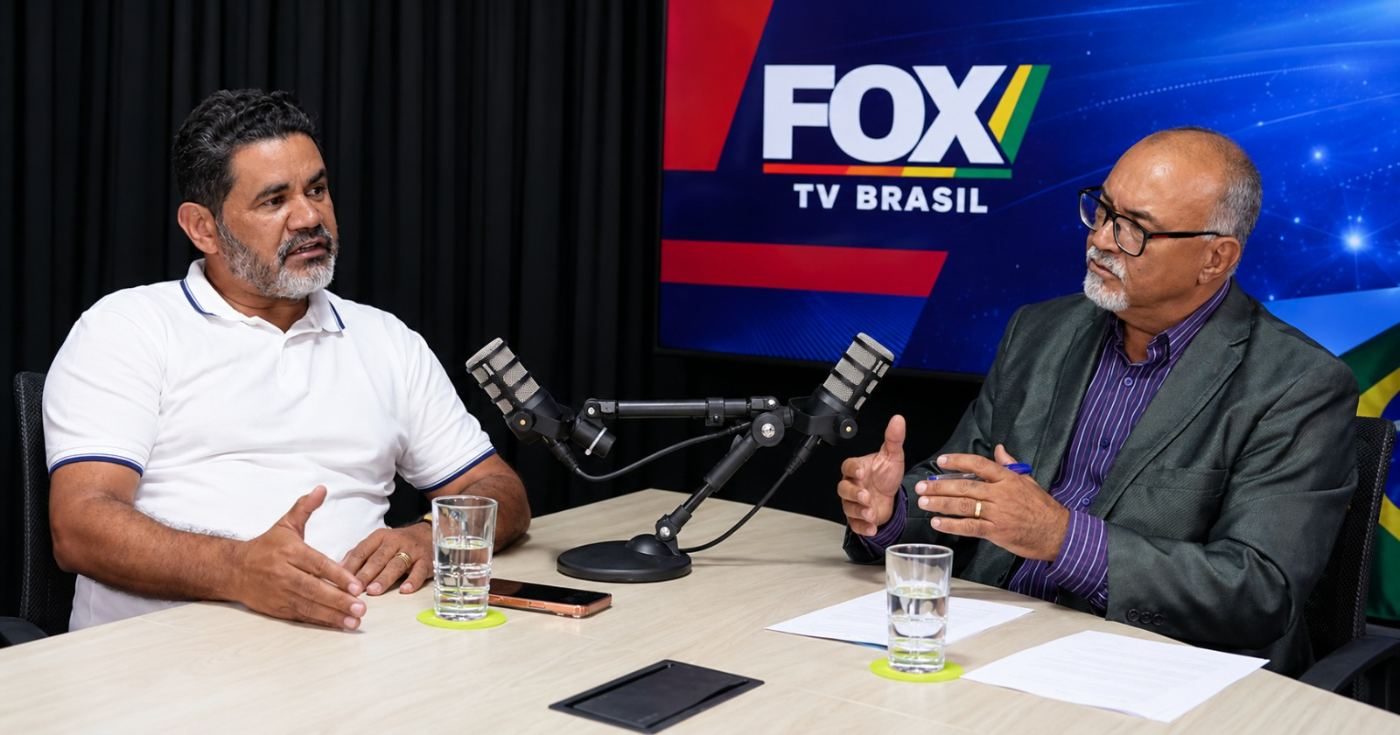 George Maranhão destaca prioridades sociais em entrevista à Fox TV Brasil