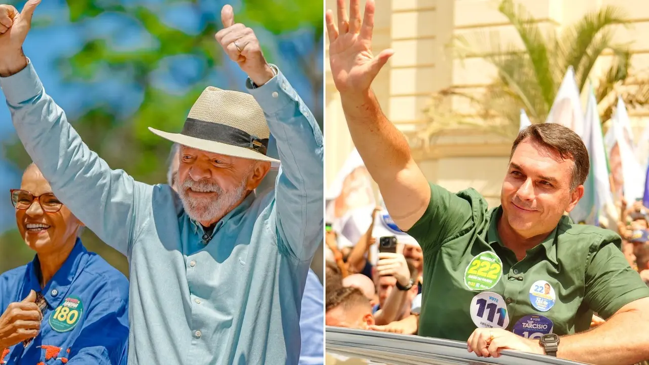 Datafolha: Lula tem 47% e Flávio Bolsonaro, 46%