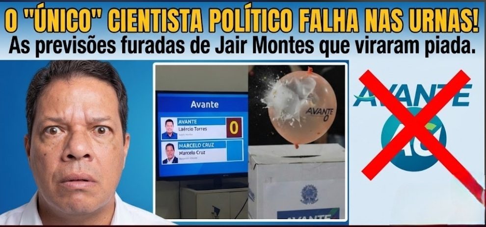 O Pai das Previsões Furadas: Como a "Cientificidade" de Jair Montes Virou Piada nas Urnas