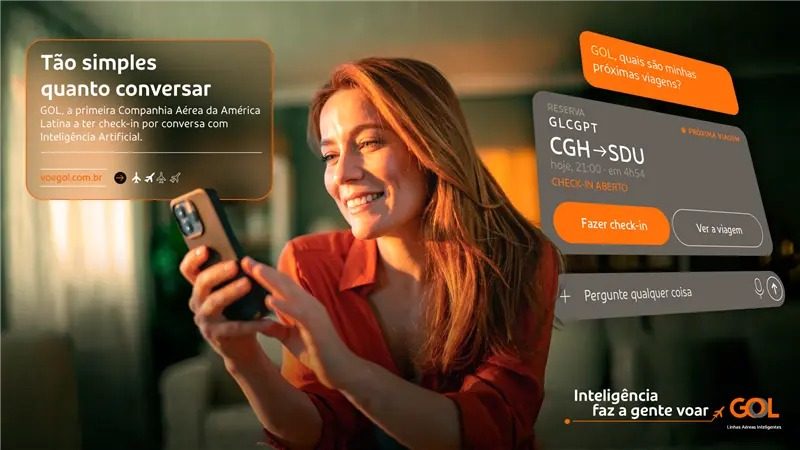 Gol é primeira companhia aérea da América Latina a lançar check-in integrado com ChatGPT