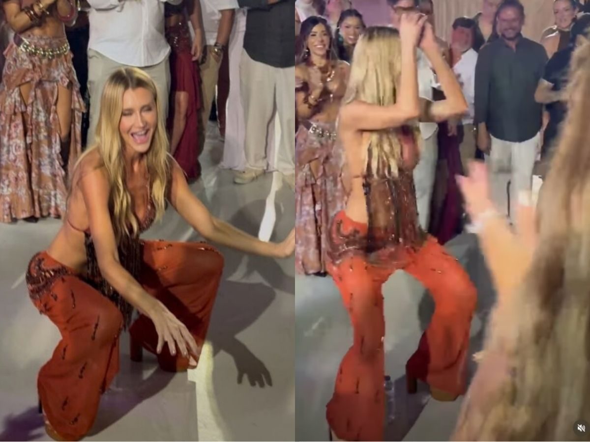 Na “boquinha da garrafa”! Ana Paula Siebert vai até o chão em aniversário na Bahia - Portal Leo Dias