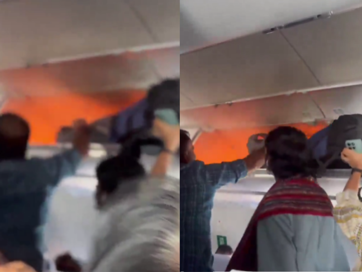 Avião faz pouso de emergência na Índia após carregador portátil pegar fogo durante voo - Portal Leo Dias