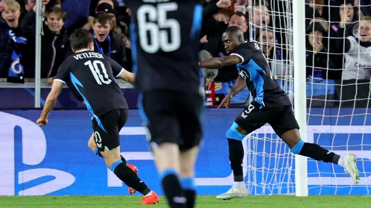 Forbs marca e Club Brugge vence, Shakhtar perde antes de receber o Sporting